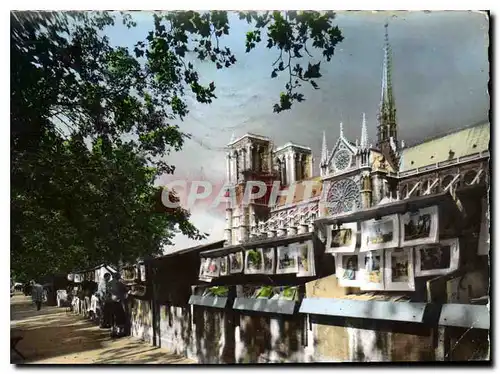 Ansichtskarte AK Paris Artistique Les quais de la Seine et Notre Dame