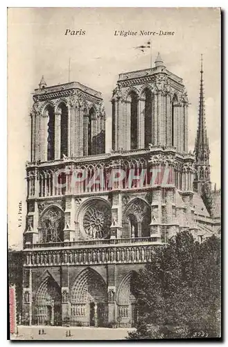 Cartes postales Paris l'Eglise Notre Dame