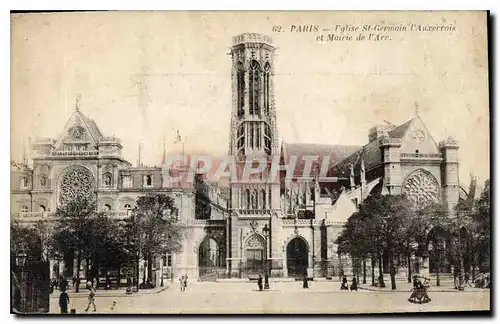 Ansichtskarte AK Paris Eglise St Germain l'Auxerrois et Mairie de l'Arr