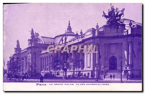 Ansichtskarte AK Paris Le Grand Palais vu des Champs Elysees