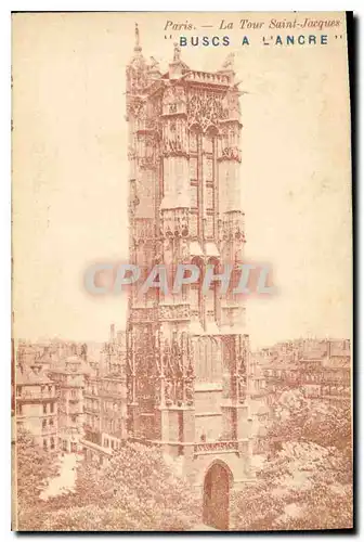 Cartes postales Paris La Tour Saint Jacques