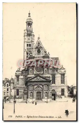 Cartes postales Paris Eglise Saint Etienne du Mont