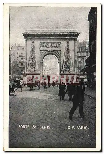 Cartes postales Paris Porte St Denis