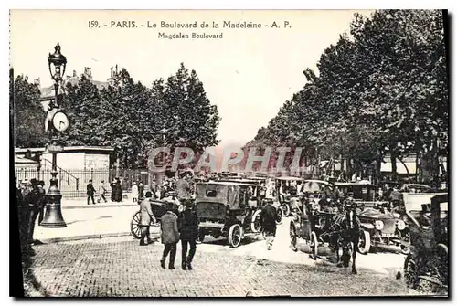 Cartes postales Paris Le Boulevard de la Madeleine