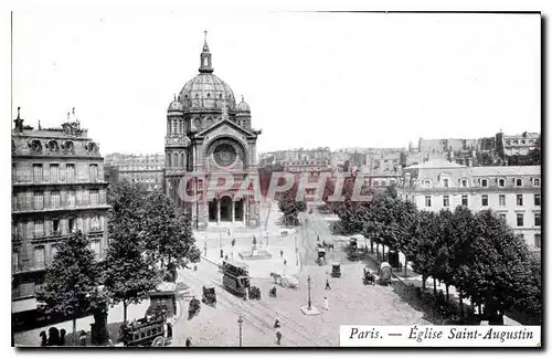 Cartes postales Paris Eglise Saint Augustin