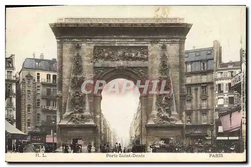 Cartes postales Paris Porte Saint Denis