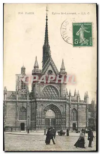 Ansichtskarte AK Paris Eglise St Laurent