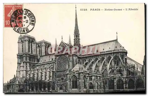 Ansichtskarte AK Paris Notre Dame l'Abside