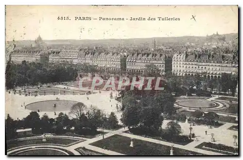 Cartes postales Paris Panorama Jardin des Tuileries