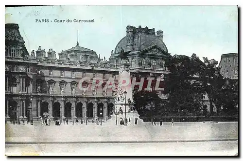 Ansichtskarte AK Paris Cour du Carrousel