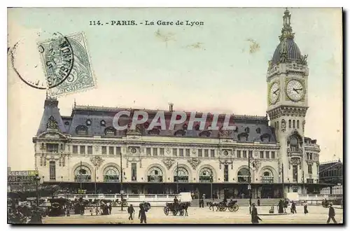 Cartes postales Paris La Gare de Lyon