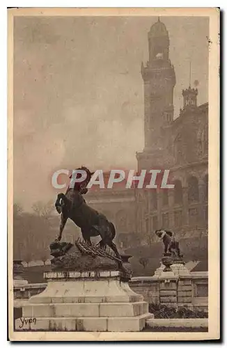 Ansichtskarte AK Paris En Flanant Dans les Jardins du Trocadero