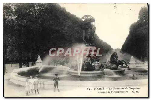 Cartes postales Paris La Fontaine de Carpeaux Avenue de l'Observatoire