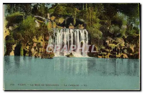 Ansichtskarte AK Paris Le Bois de Boulogne La Cascade