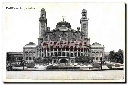 Cartes postales Paris Le Trocadero