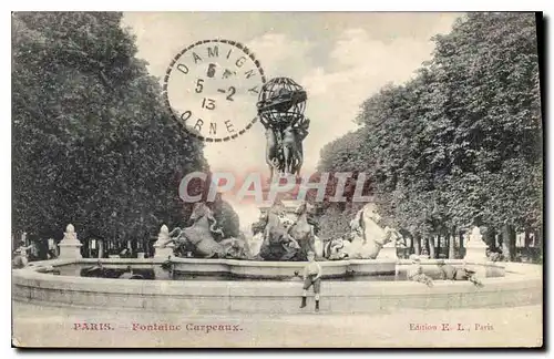 Cartes postales Paris Fontaine Carpeaux