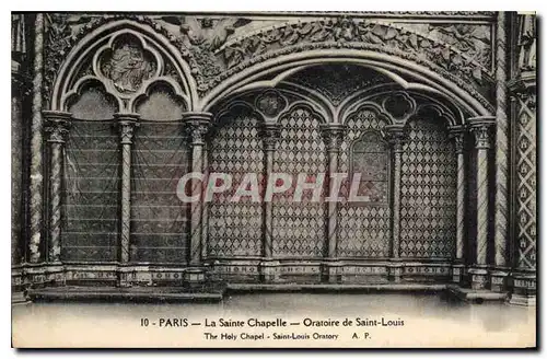 Ansichtskarte AK Paris La Sainte Chapelle Oratoire de Saint Louis
