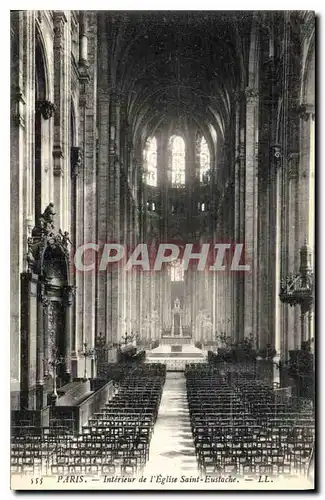 Ansichtskarte AK Paris Interieur de l'eglise Saint Eustache