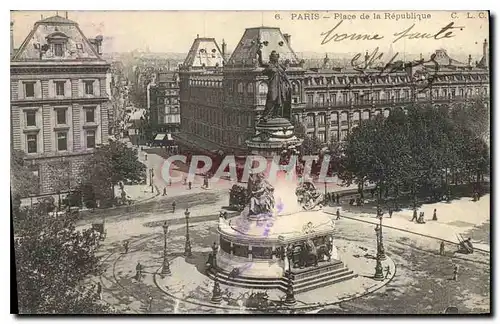 Cartes postales Paris Place de la Republique