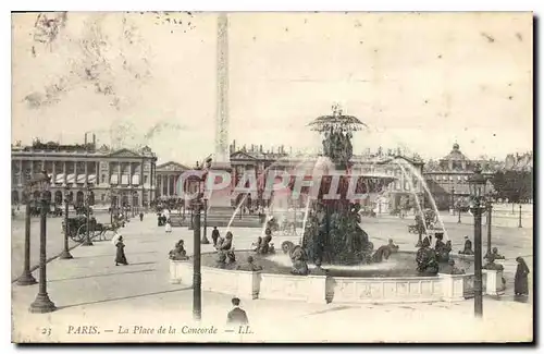 Cartes postales Paris la Place de la Concorde