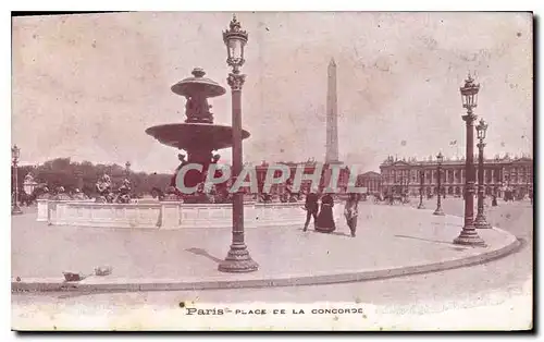 Cartes postales Paris Place de la Concorde