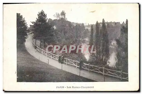 Cartes postales Paris les Buttes Chaumont