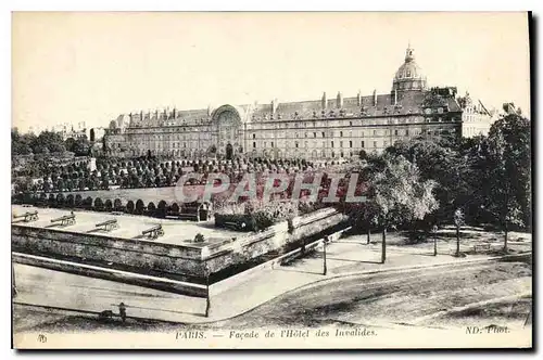 Cartes postales Paris Facade de l'hotel des Invalides