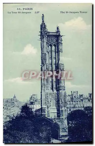 Cartes postales Paris la Tour St Jacques