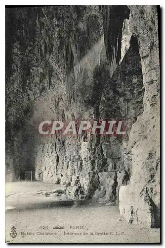 Ansichtskarte AK Paris Buttes Chaumont interieur de la Grotte