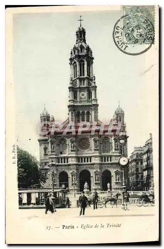 Cartes postales Paris Eglise de la Trinite