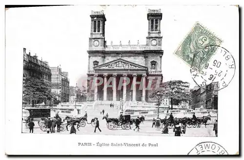 Cartes postales Paris Eglise Saint Vincent de Paul