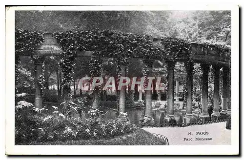 Cartes postales Paris Parc Monceau