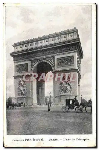 Cartes postales Collection Petit Journal Paris l'Arc de Triomphe