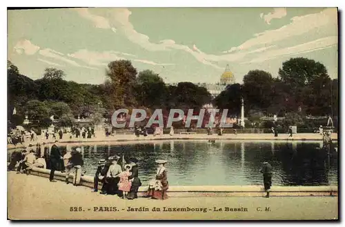 Ansichtskarte AK Paris Jardin du Luxembourg le Bassin