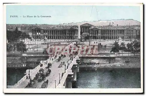 Cartes postales Paris la Place de la Concorde