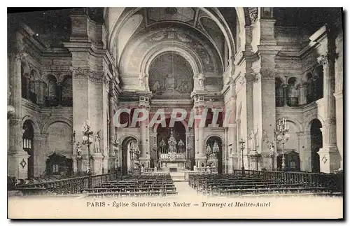 Ansichtskarte AK Paris Eglise Saint Francois Xavier Transept et Maitre Autel