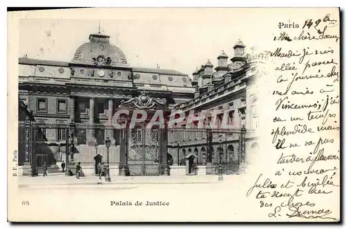 Cartes postales Paris Palais de Justice