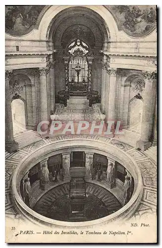 Cartes postales Paris hotel des Invalides le tombeau de Napoleon Ier