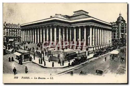 Cartes postales Paris la Bourse