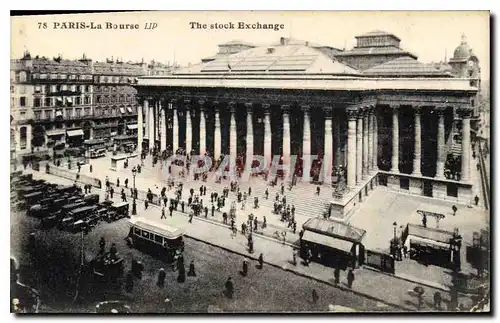 Cartes postales Paris la Bourse