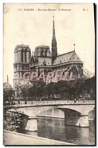 Ansichtskarte AK Paris Notre Dame l'Abside