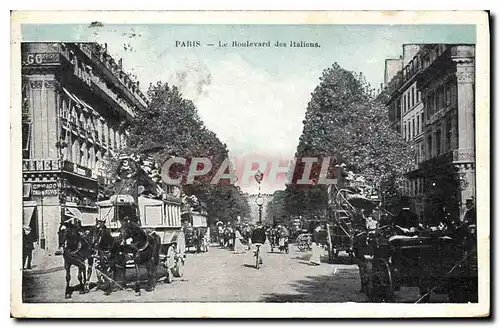 Cartes postales Paris le Boulevard des Italins