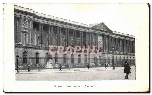 Ansichtskarte AK Paris Colonnade du Louvre