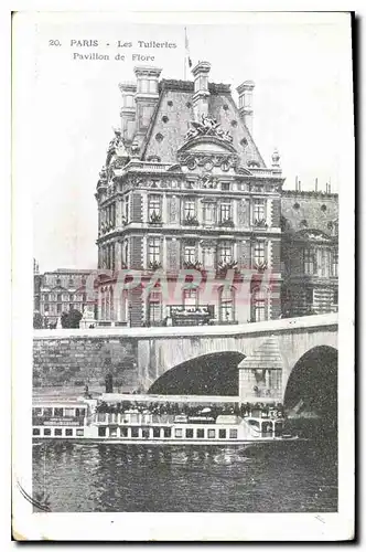 Cartes postales Paris les Tuileries Pavillon de Flore