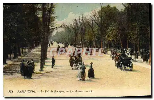 Cartes postales Paris XVI le Bois de Boulogne les Acacias