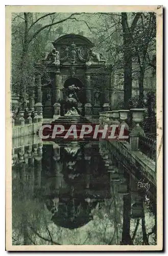 Cartes postales Les Jolis Coins de Paris jardin du Luxembourg la Fontaine Medicis