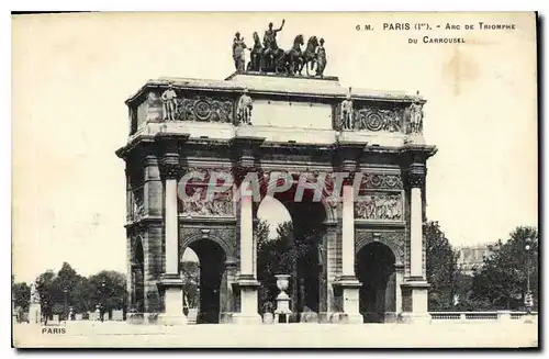 Ansichtskarte AK Paris Ier Arc de Triomphe du Carrousel