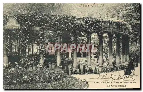 Ansichtskarte AK Paris Parc Monceau la Colonnade