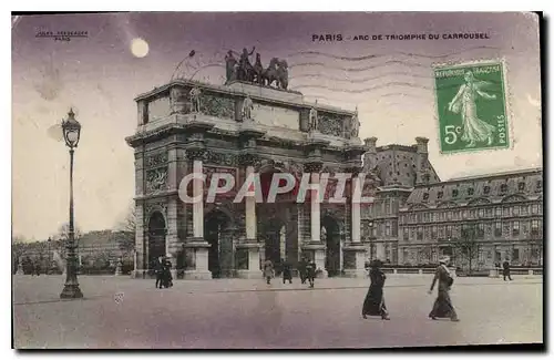 Cartes postales Paris Arc de Triomphe du Carrousel