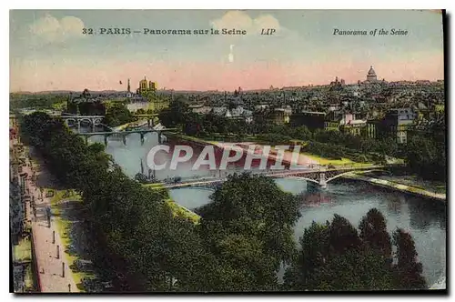 Cartes postales Paris Panorama sur la Seine